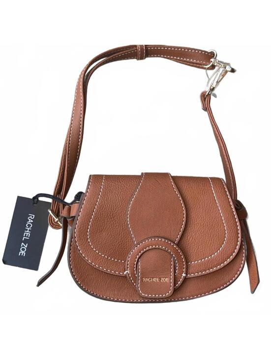 Rachel Zoe Handbags - Rachel Zoe Brown Leather Mini Shoulder Bag NWT Structured Flap Purse
